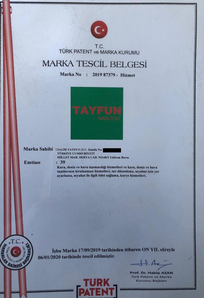 nakliyat patent
